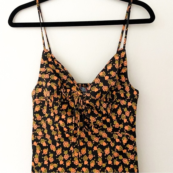 Urban Outfitters Printed Midi Dress XS - Picture 2 of 4